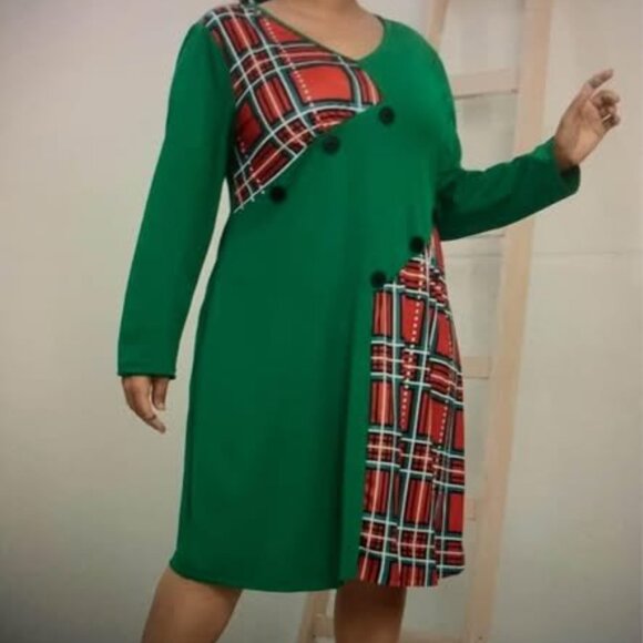 Ladies Size 2X design  dress - Picture 4 of 10